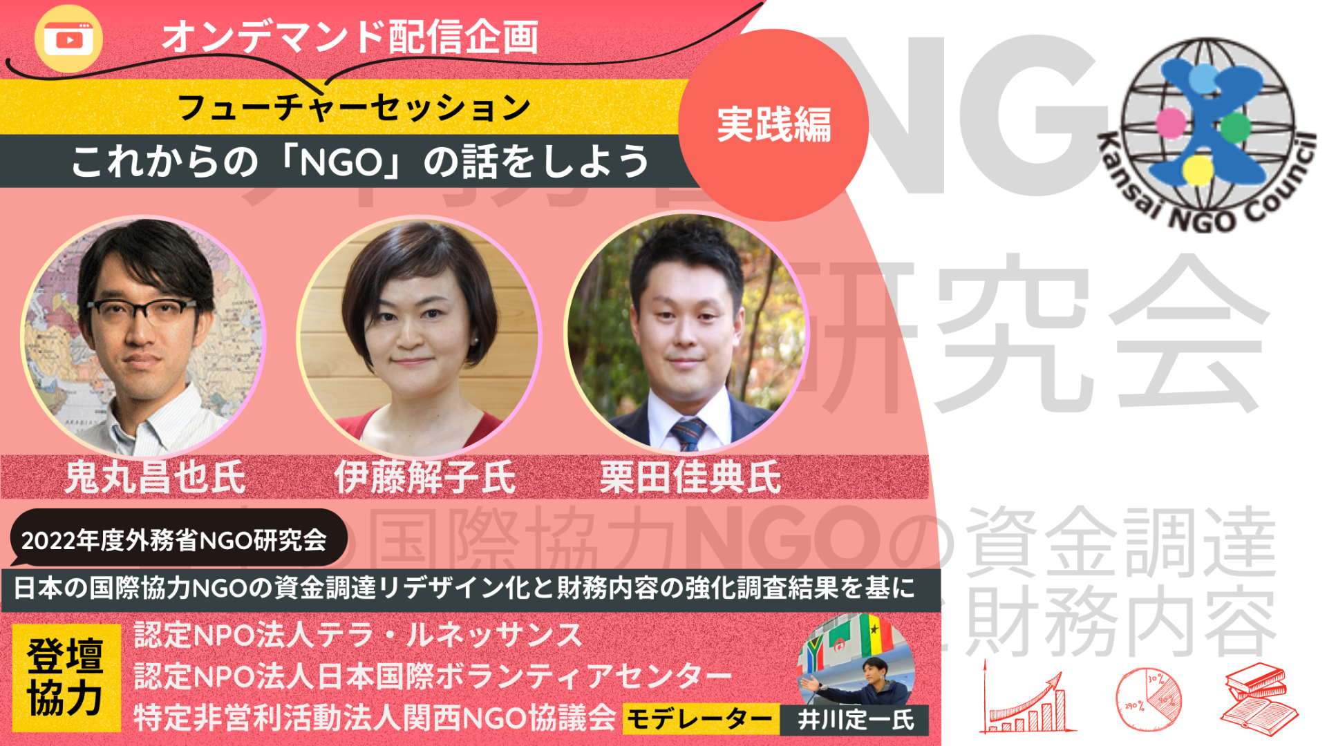 事務局長・伊藤解子が『国際協力NGOの資金調達と財務内容のフューチャーセッション』に登壇しました。